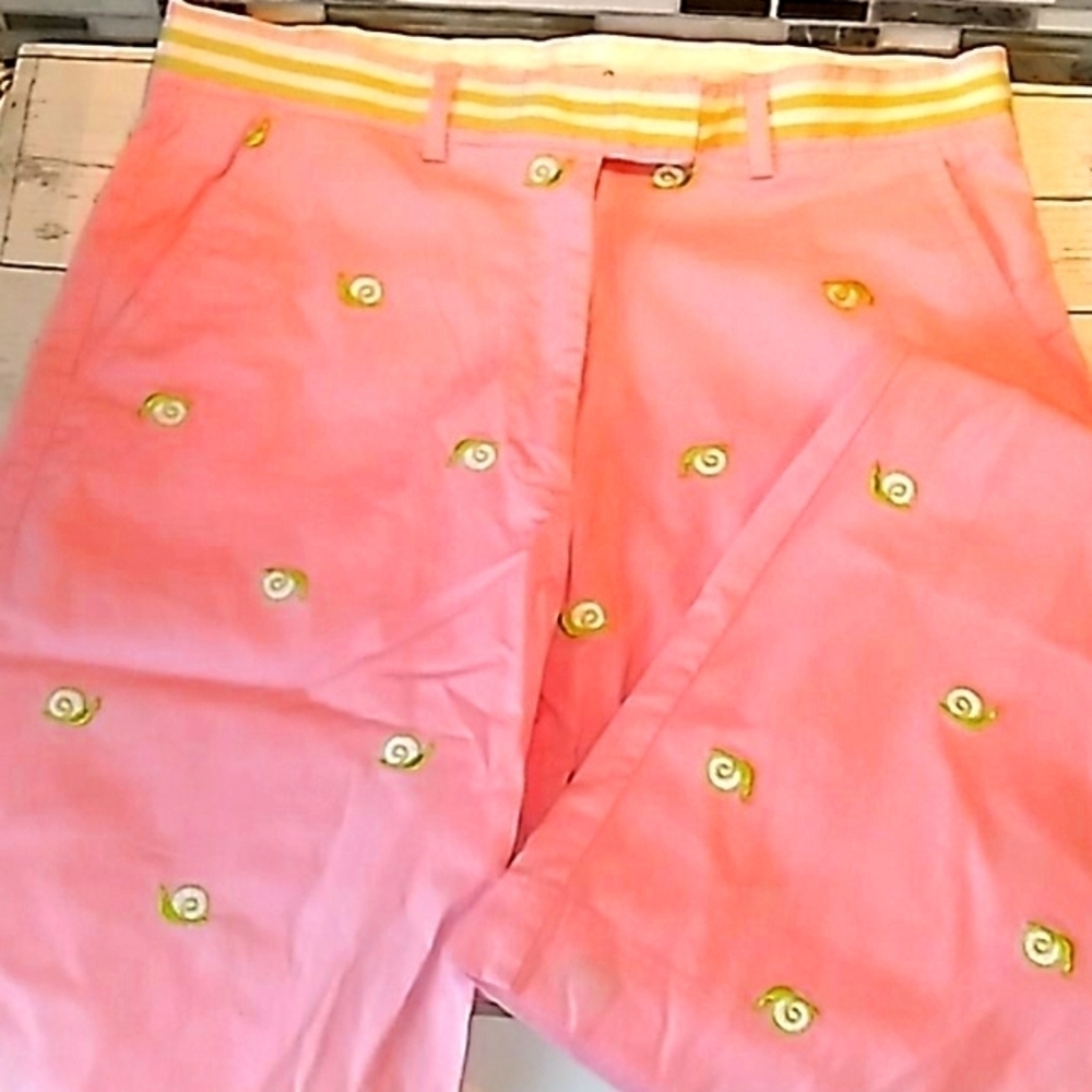 Lilly Pulitzer snail 🐌 pants 2 bootcut high rise